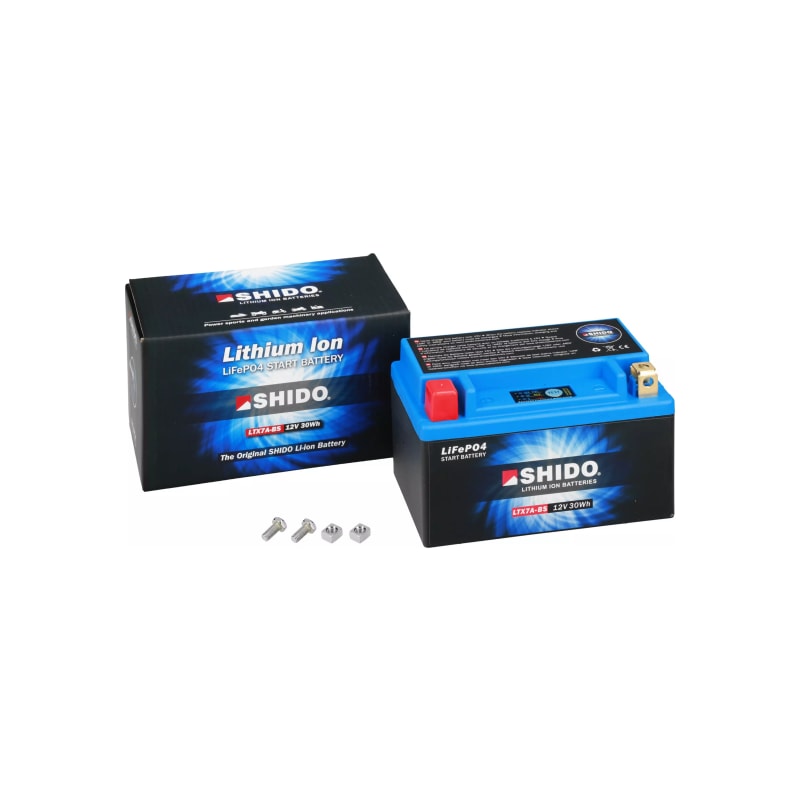 Akumulator litowo-jonowy Shido LTX7A-BS YTX7A-BS Li-Ion 12V 2.40Ah