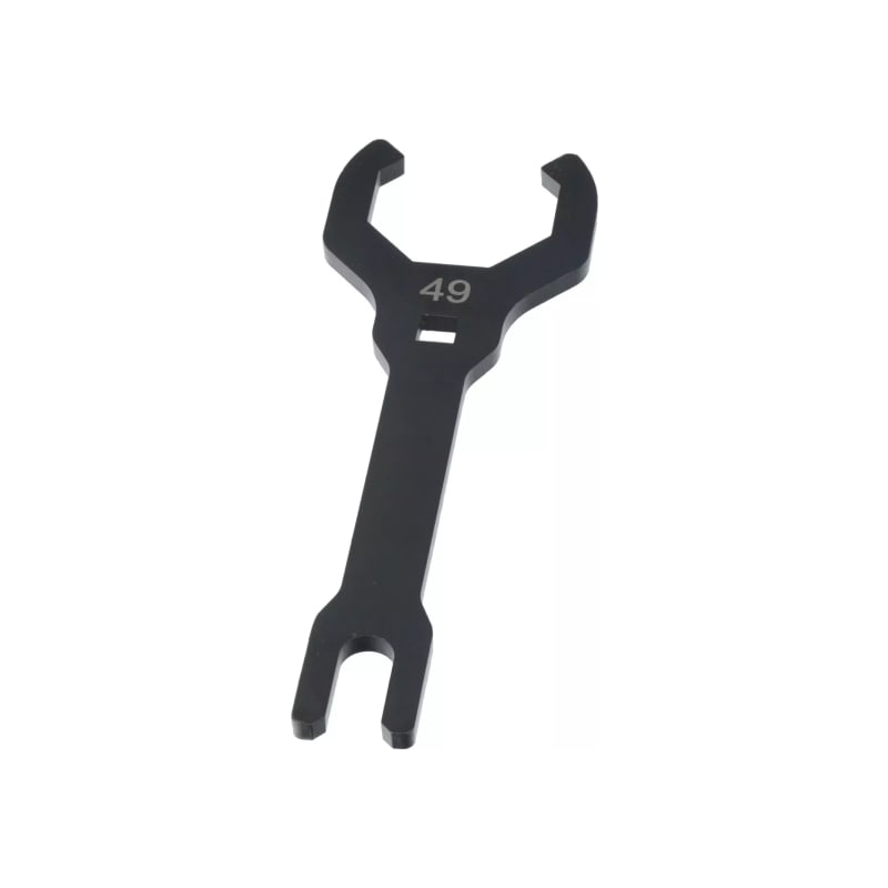 Klucz do nakrętek amortyzatorów przednich HLP 49mm Honda Kawasaki Suzuki do zawieszeń Kayaba