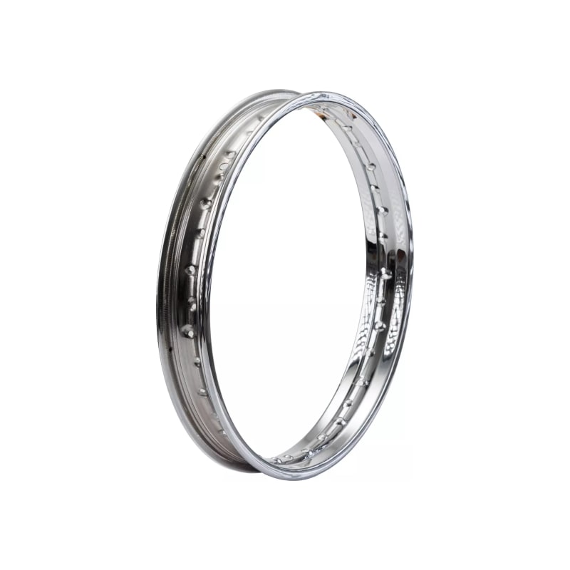 Obręcz koła 18x1.85 polski chrom delux zaplot oryginalny