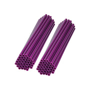 Nakładki na szprychy MX Spoke HLP 38 sztuk purpurowe