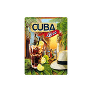 Plakat blaszany 30x40cm Cuba Libre