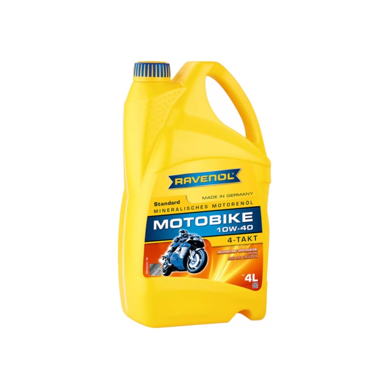 Olej silnikowy Ravenol Motobike 4T Standard 10W-40 Półsyntetyk 4l - 5100