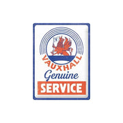 Plakat blaszany 30x40cm Vauxhall-Genuine Service