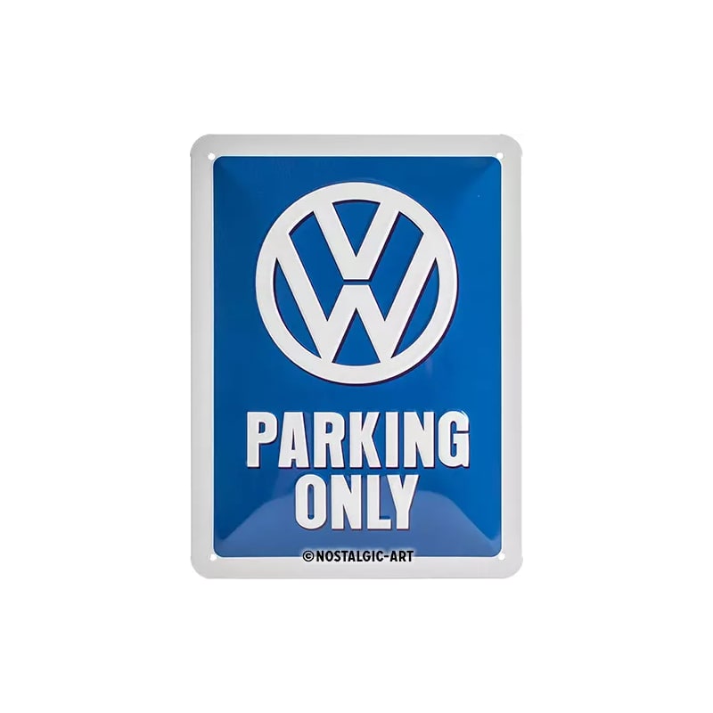 Plakat blaszany 15x20cm VW Parking Only