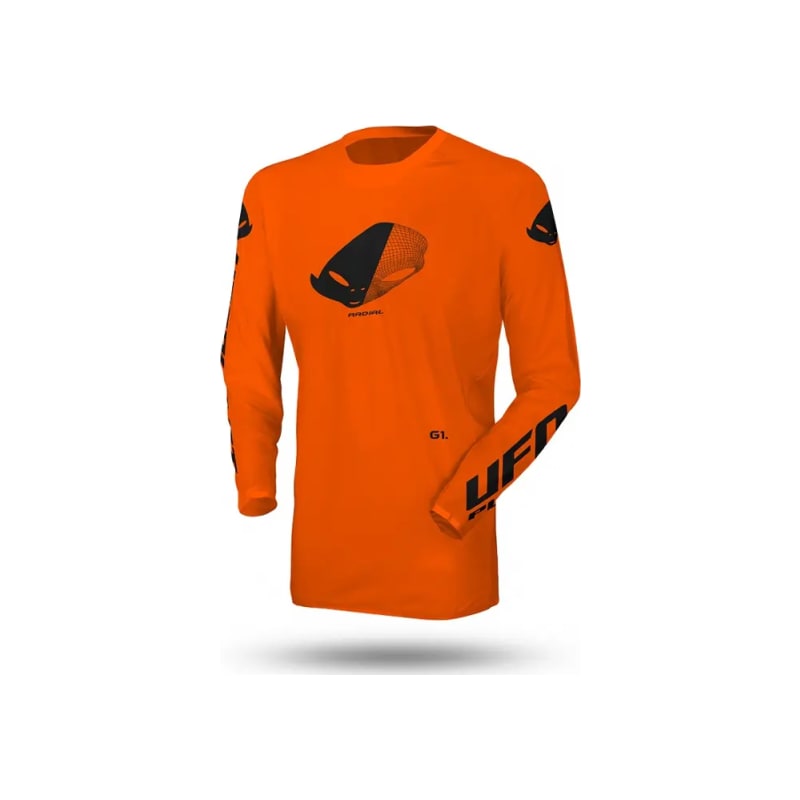 Bluza cross enduro UFO Slim Radial pomarańczowy fluo XL