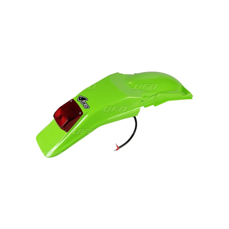 Błotnik tył UFO Kawasaki KDX 200 95-18 ze światłem zielony