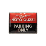 Plakat blaszany 30x40cm Moto Guzzi Parking Only