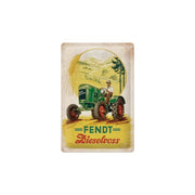Plakat blaszany 20x30cm Fendt dieselross