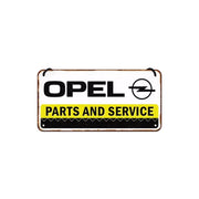 Zawieszka blaszana na ścianę 10x20cm Opel Parts & Service