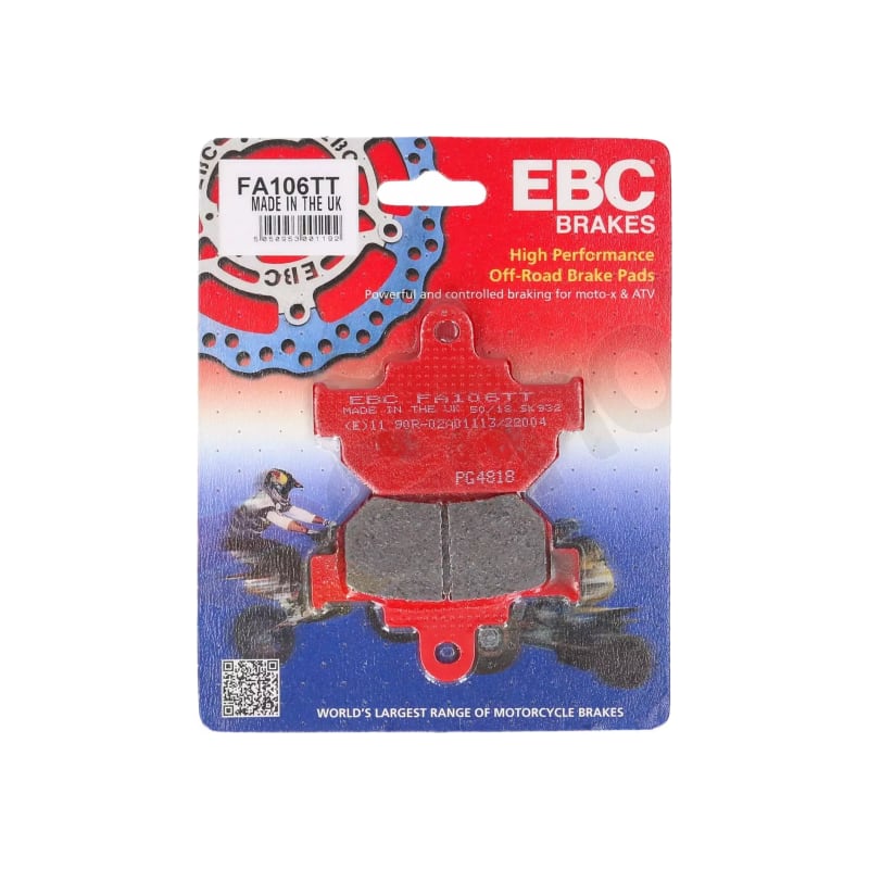 Klocki hamulcowe EBC FA 106 TT (2 szt.)