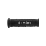 Manetki kierownicy Domino A250 czarno-szare 22mm 125mm otwarte