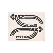 Komplet naklejek MZ ETZ 250 stary typ