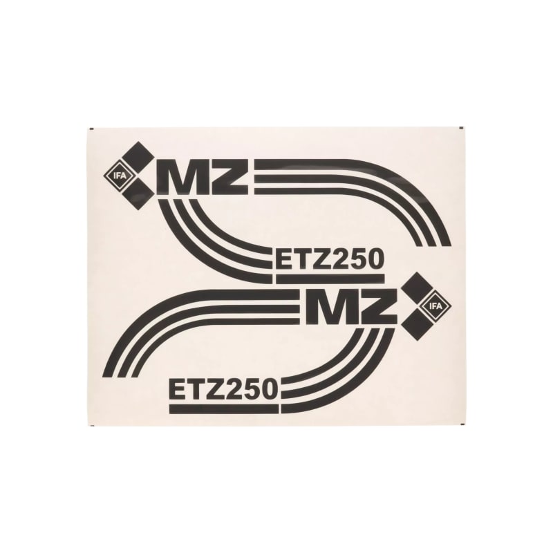 Komplet naklejek MZ ETZ 250 stary typ