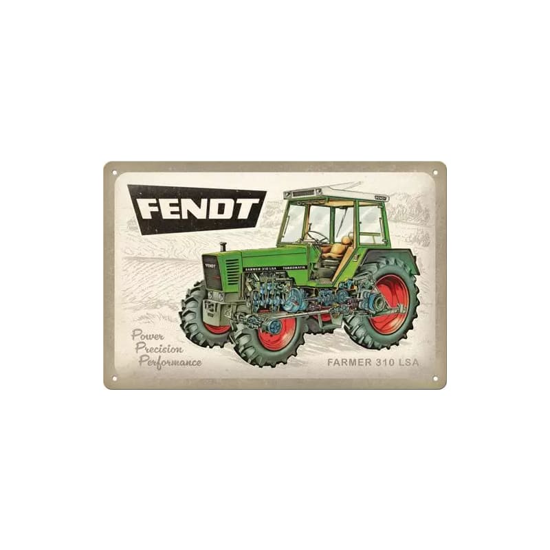 Plakat blaszany 20x30cm Fendt Farmer 310 LSA
