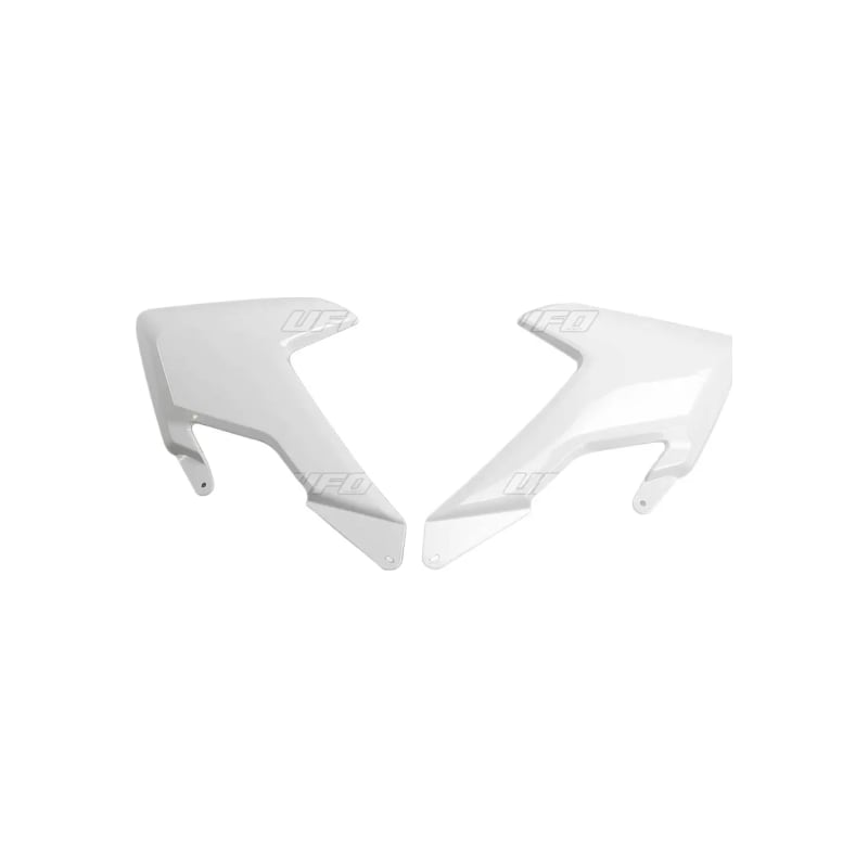 Osłony chłodnicy UFO Husqvarna TC 125 300 FC 250 350 450 16-18 TC 250 FE 250 350 450 501 TE TX 125 250 300 17-18 białe