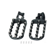 Podnóżki kierowcy kute CNC HLP KTM EXC-F 350 500 17-23 czarne