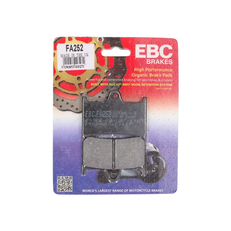 Klocki hamulcowe EBC FA 252 (2 szt.)