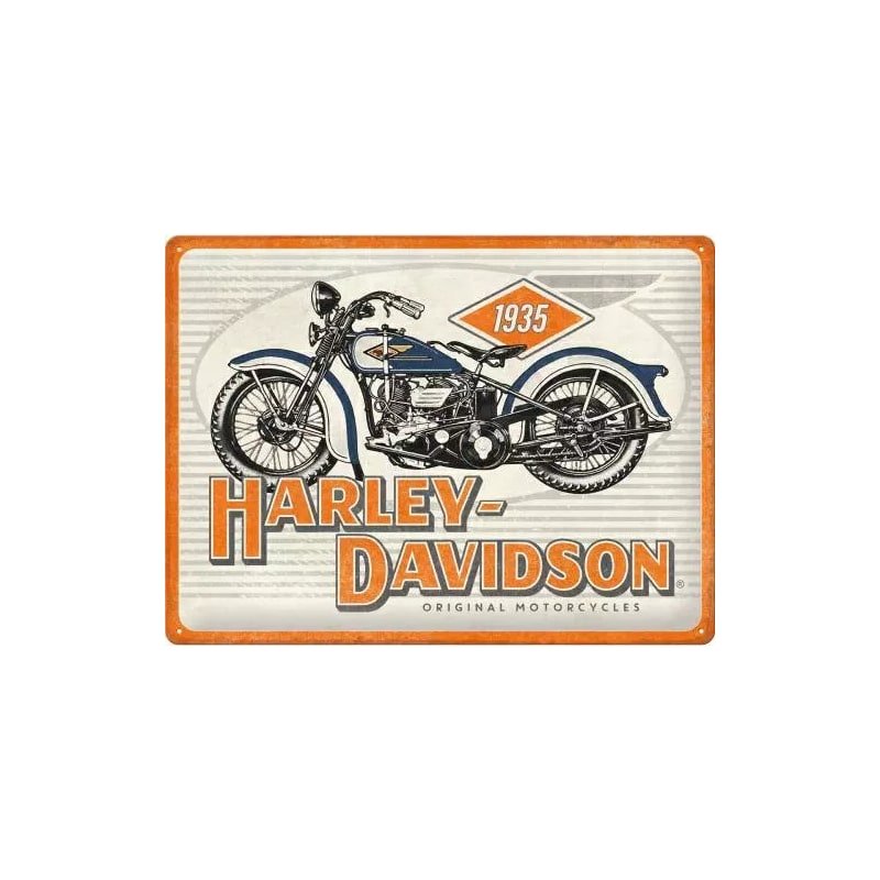 Plakat blaszany 30x40cm pasuje do Harley Davidson Motorcycle 1935
