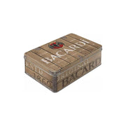Puszka blaszana płaska Bacardi Wood Barrel