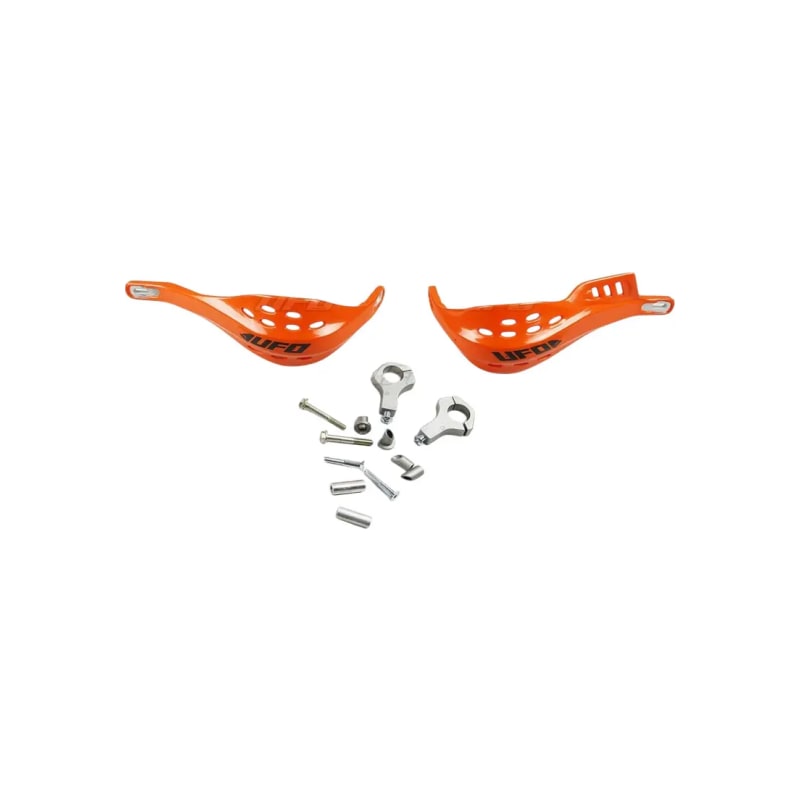Osłony rąk handbary aluminiowe UFO Jumpy supermoto 22 mm czerwone