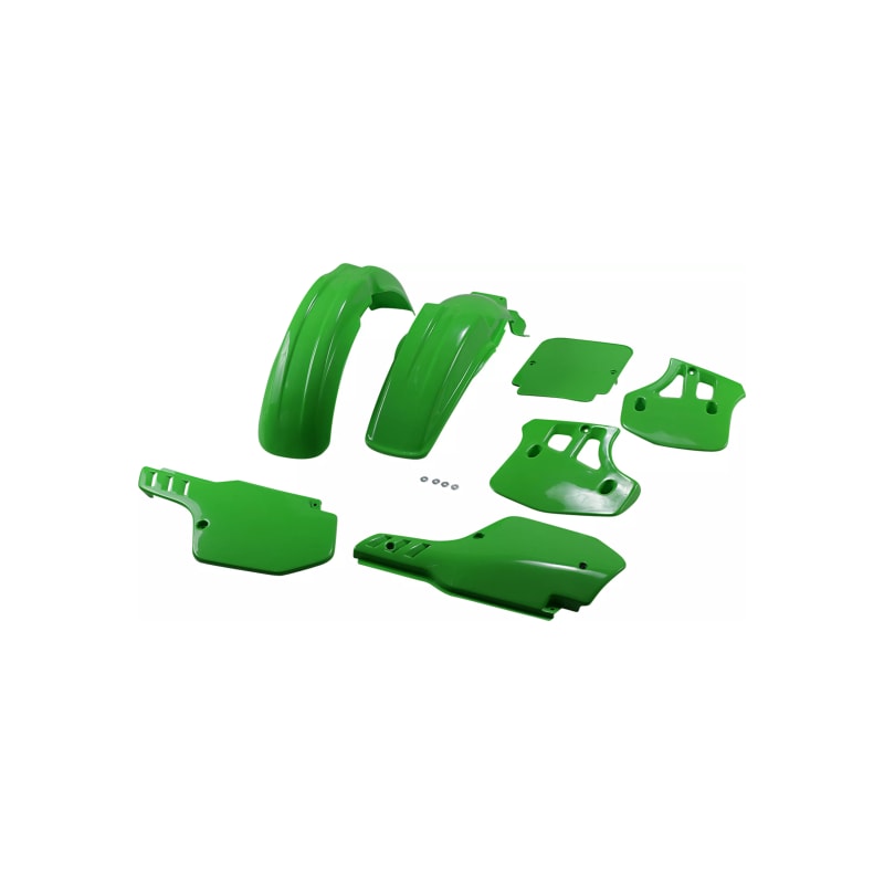 Komplet plastików UFO Kawsaki KX 250 500 88 zielony
