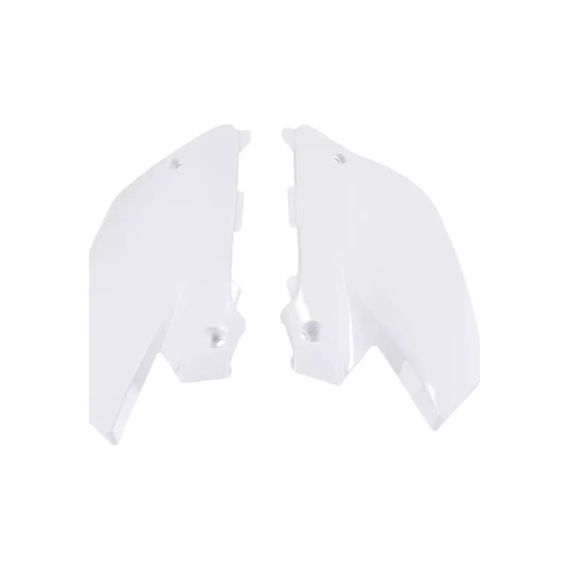 Komplet plastikowych osłon bocznych tylnych UFO Yamaha YZ 125 250 02-14 Restyling białe