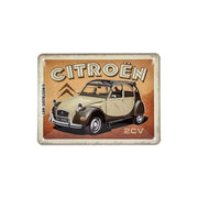 Plakat blaszany 15x20cm Citroen 2CV
