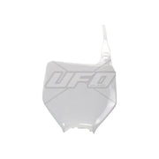 Tablica na numer startowy UFO Kawasaki KX 125 250 03-04 biała
