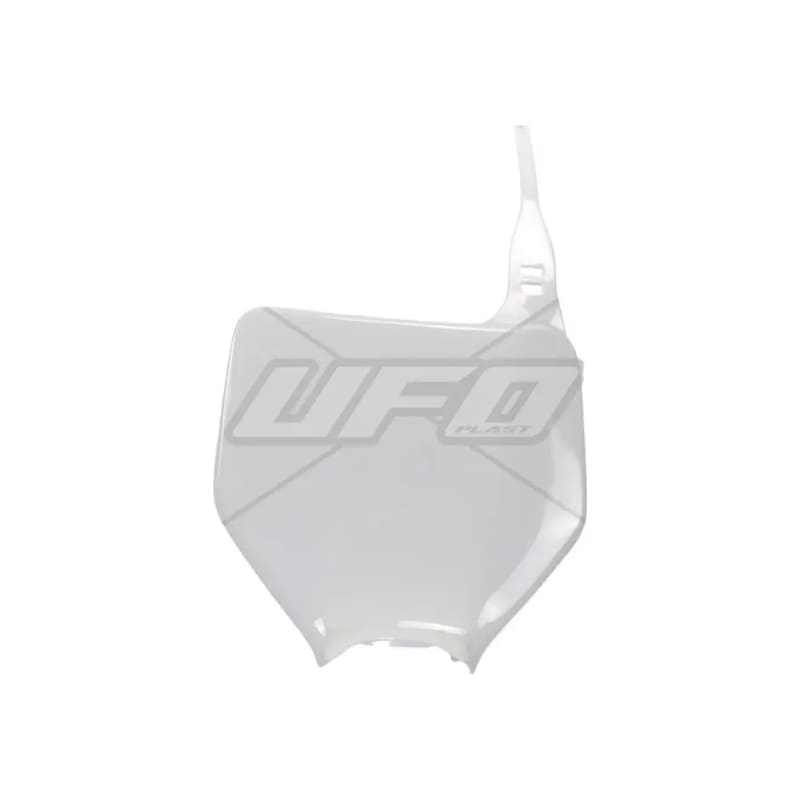 Tablica na numer startowy UFO Kawasaki KX 125 250 03-04 biała