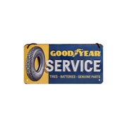 Zawieszka blaszana na ścianę 10x20cm Goodyear Service