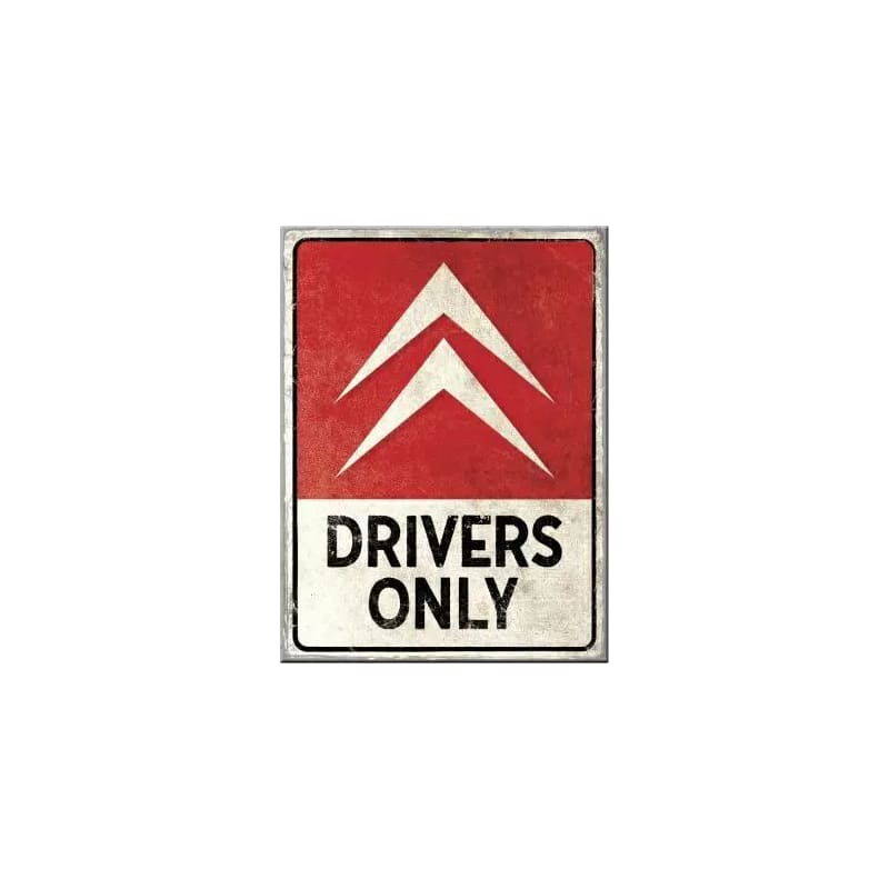 Magnes na lodówkę 6x8cm Citroen Drivers Only
