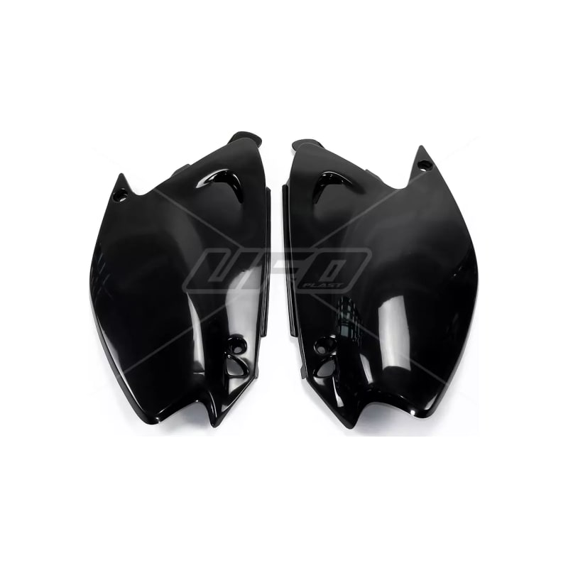 Komplet plastikowych osłon bocznych tylnych UFO Kawasaki KX 125 250 03-17 czarne