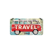 Zawieszka blaszana na ścianę 10x20cm VW Bulli Lets Travel