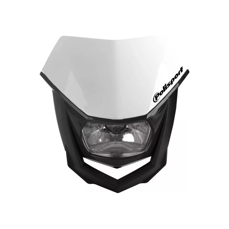 Lampa owiewka przód Polisport czarno-biała