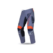 Spodnie motocyklowe cross enduro UFO Heron szary pomarańczowy M