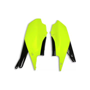 Komplet plastikowych osłon bocznych tylnych UFO Yamaha YZF 250 19 YZF 450 18-19 żółty Fluo