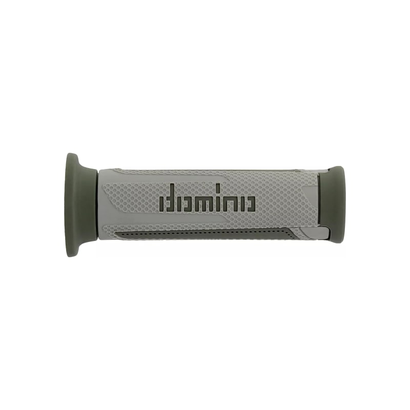 Manetki kierownicy Domino A350 Touring szary zielony 22mm 120mm otwarte