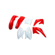 Komplet plastików UFO Honda CRF 450R 02-03 czerwony biały