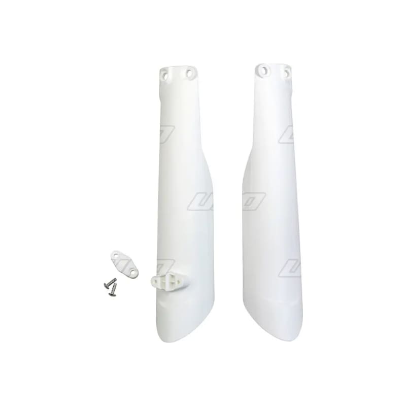 Osłony amortyzatora przód UFO Husqvarna TC 125 15-20 białe 2020