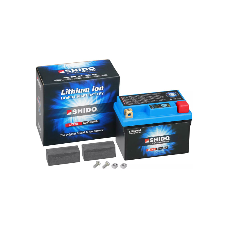 Akumulator litowo-jonowy Shido LTZ7S YTZ7S Li-Ion 12V 2.4Ah