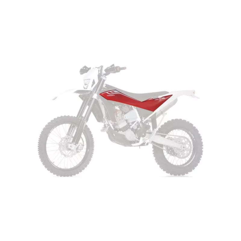 Komplet plastikowych osłon bocznych tylnych UFO Husqvarna TC TE 449 511 11-13 czerwone
