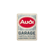 Plakat blaszany 15x20cm Audi garage