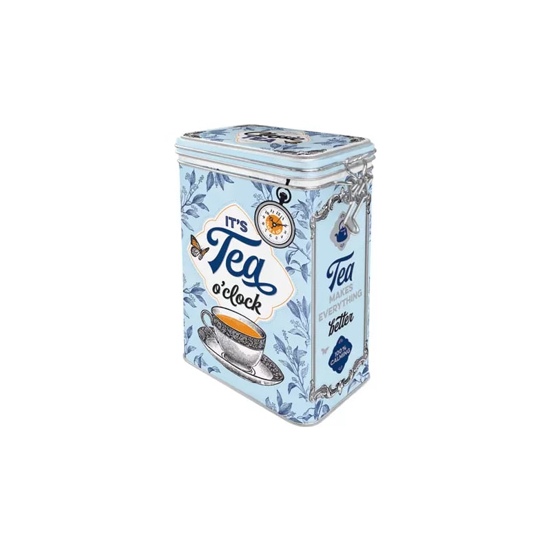 Puszka blaszana z klipsem Classic Tea