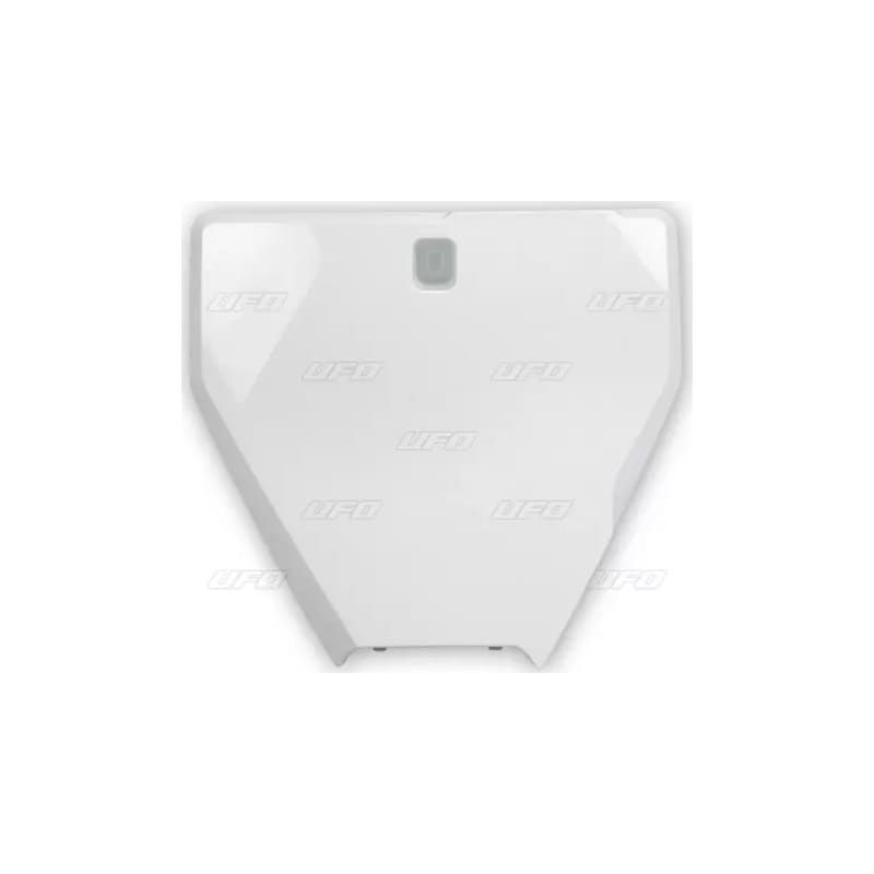Tablica na numer startowy UFO Husqvarna TC 125 16-20 TC 250 17-20 TC 300 16-18 FC 250 350 450 16-20 biała