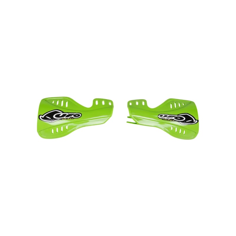 Osłony rąk handbary UFO Kawasaki KXF 250 05-20 zielone