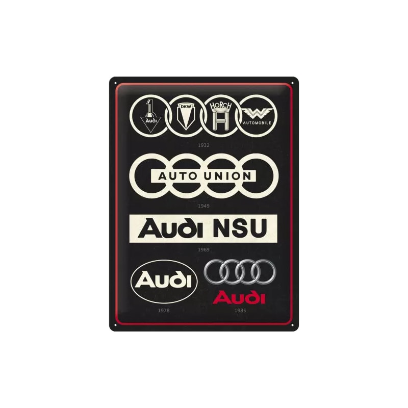 Plakat blaszany 30x40cm Audi Evolution