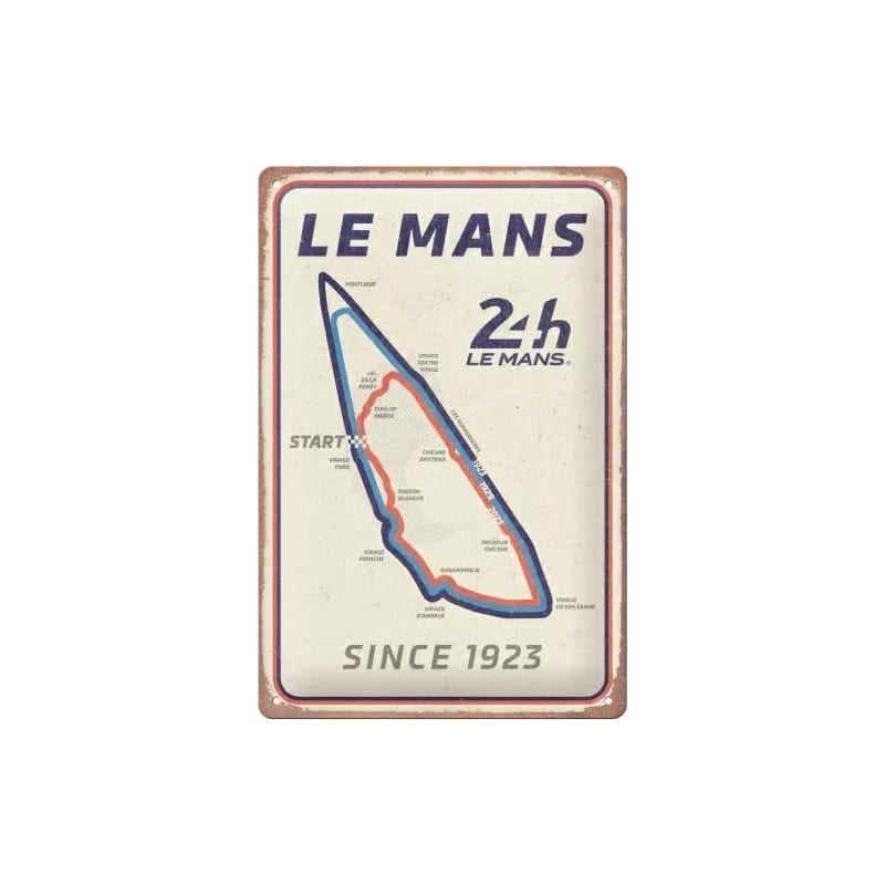 Plakat blaszany 20x30cm Le Mans – Circuit