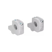 Adapter podwyższenie kierownicy HLP 25mm z przesunięciem 25mm + mocowanie 22/22mm srebrny