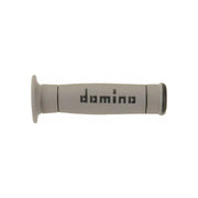 Manetki kierownicy Domino A240 Trial szary czarny 22mm 126/129mm zamknięte