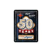 Plakat blaszany 15x20cm 50 Years Birthday